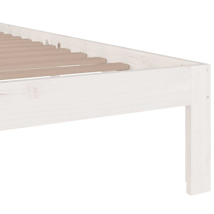 sengeramme 120x190 cm Small Double massivt træ hvid