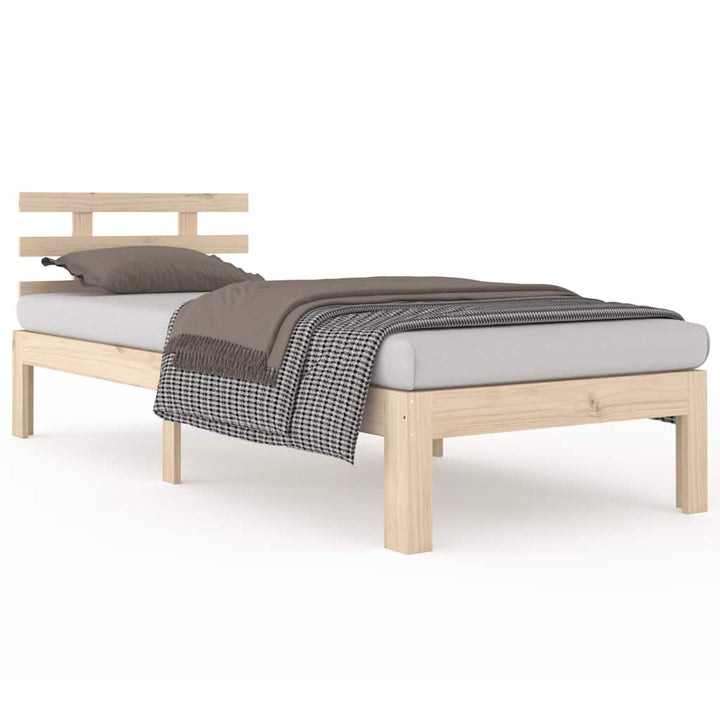 sengeramme 90x200 cm massivt fyrretræ