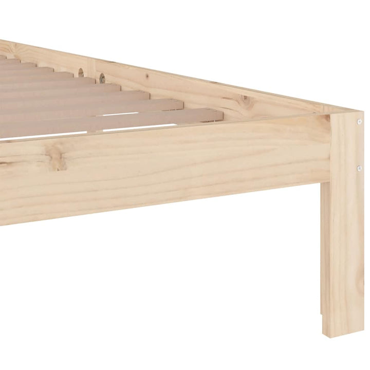 sengeramme uden madras 120x200 cm massivt træ