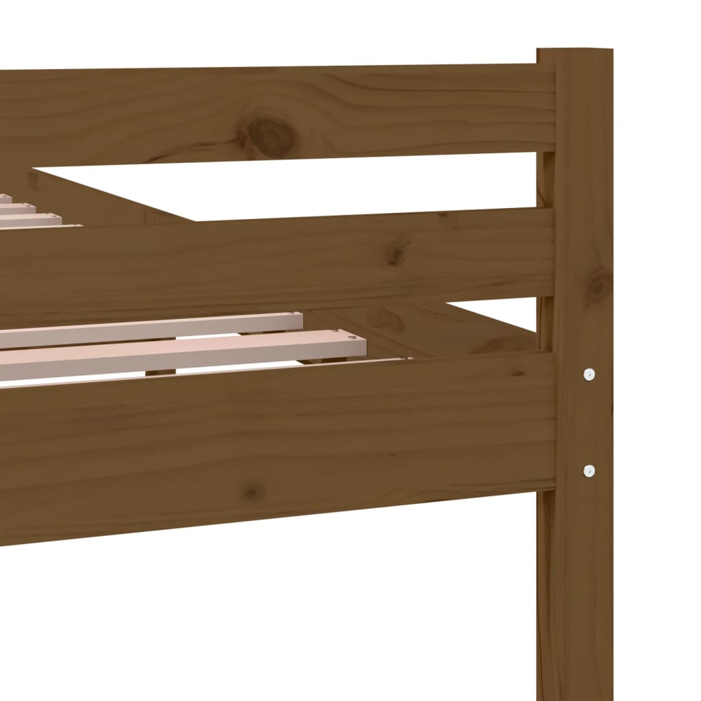 sengeramme 120x190 cm Small Double massivt træ gyldenbrun