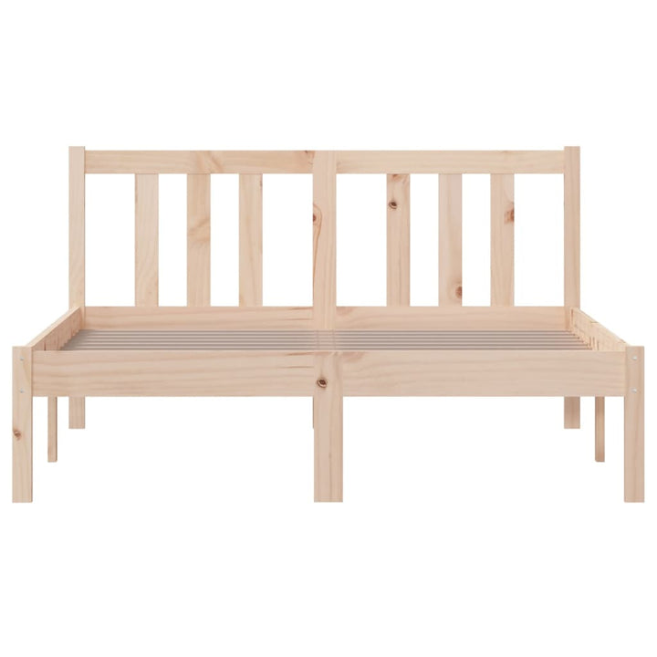 sengeramme uden madras 120x200 cm massivt træ