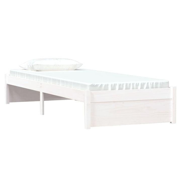 sengeramme 75x190 cm Small Single massivt træ hvid