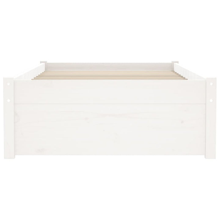 sengeramme 75x190 cm Small Single massivt træ hvid