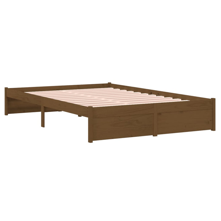 sengeramme 120x190 cm Small Double massivt træ gyldenbrun