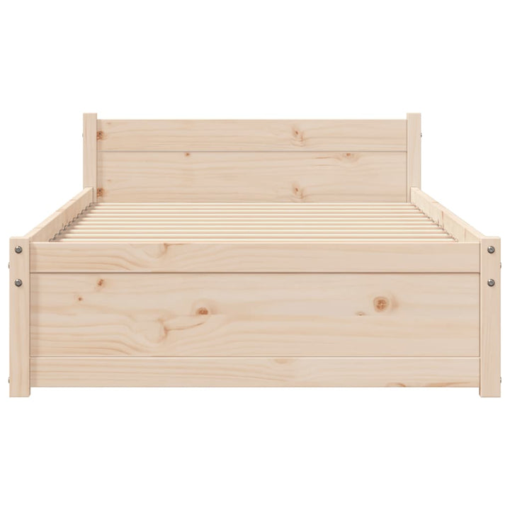 sengeramme 75x190 cm massivt træ