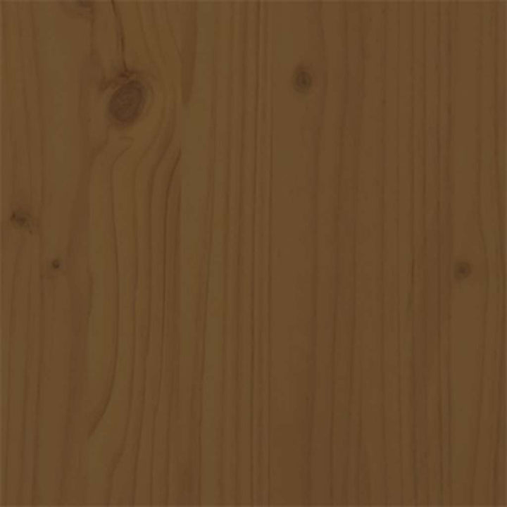 sengeramme 75x190 cm Small Single massivt træ gyldenbrun