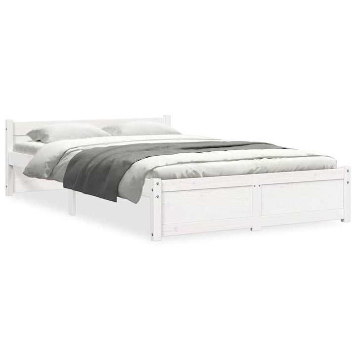 sengeramme 120x190 cm Small Double massivt træ hvid