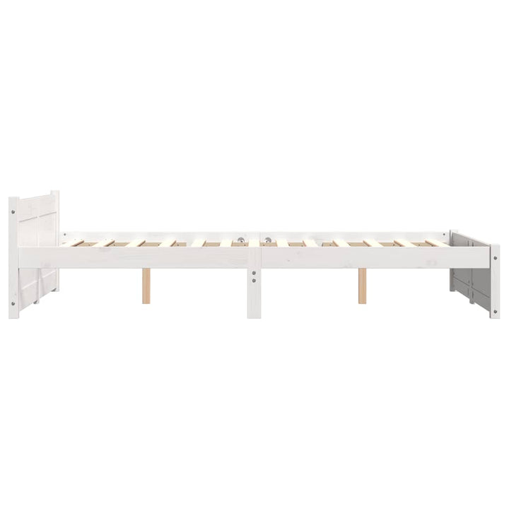 sengeramme 120x190 cm Small Double massivt træ hvid
