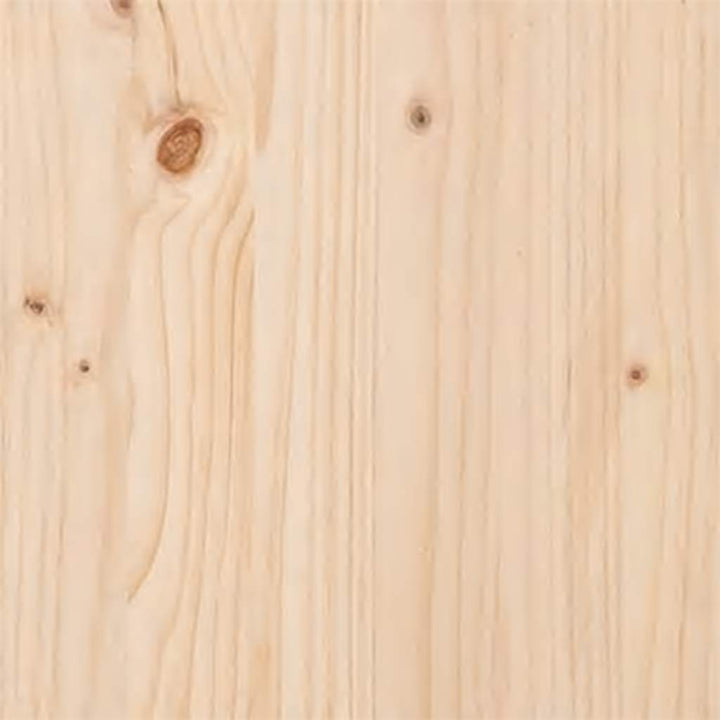 sengeramme uden madras 120x200 cm massivt træ