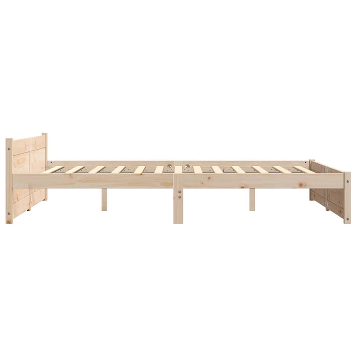 sengeramme uden madras 140x200 cm massivt træ