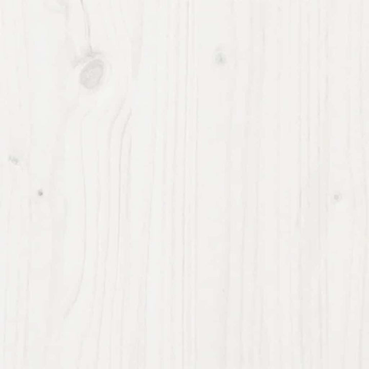 sengeramme 140x200 cm massivt træ hvid