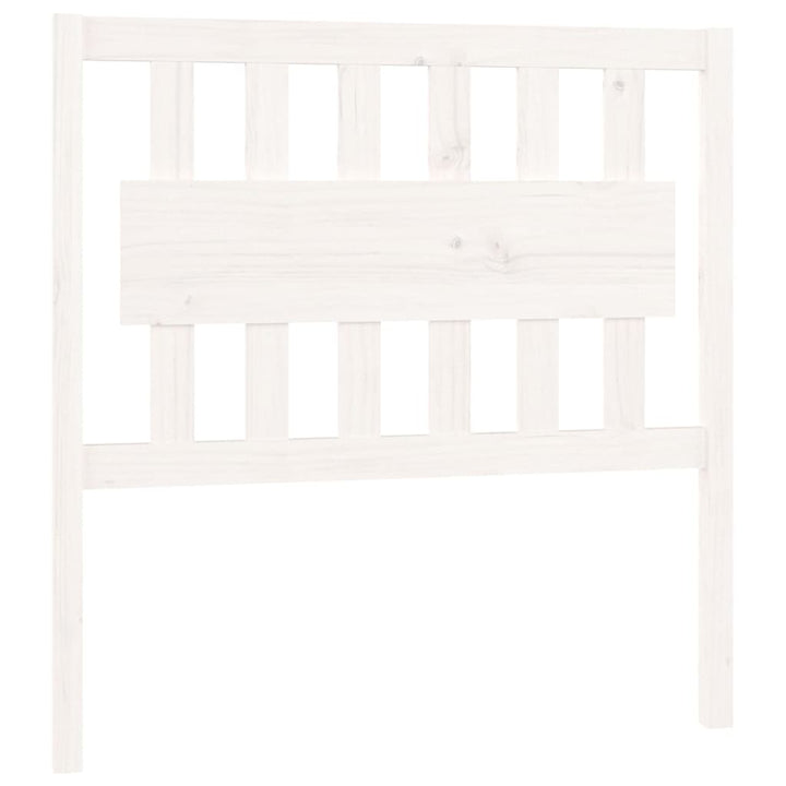 sengegærde 95,5x4x100 cm massivt fyrretræ hvid