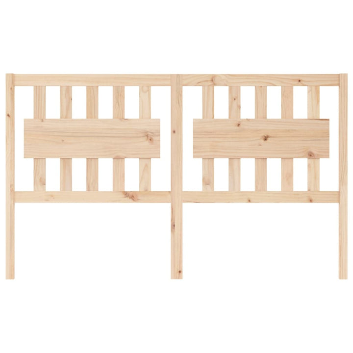 sengegavl 155,5x4x100 cm massivt fyrretræ