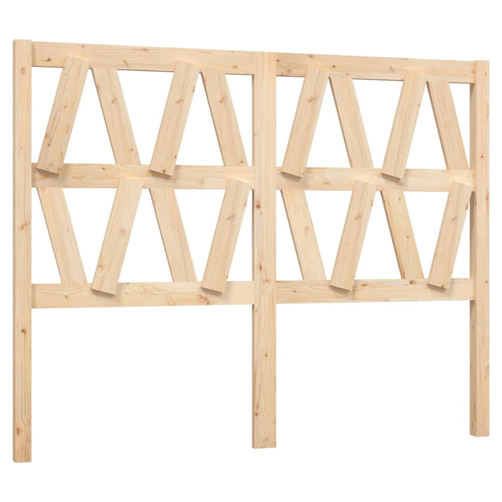 sengegærde 126x4x100 cm massivt fyrretræ