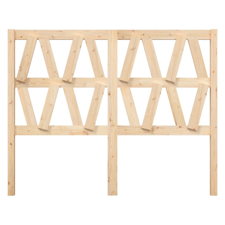 sengegærde 126x4x100 cm massivt fyrretræ