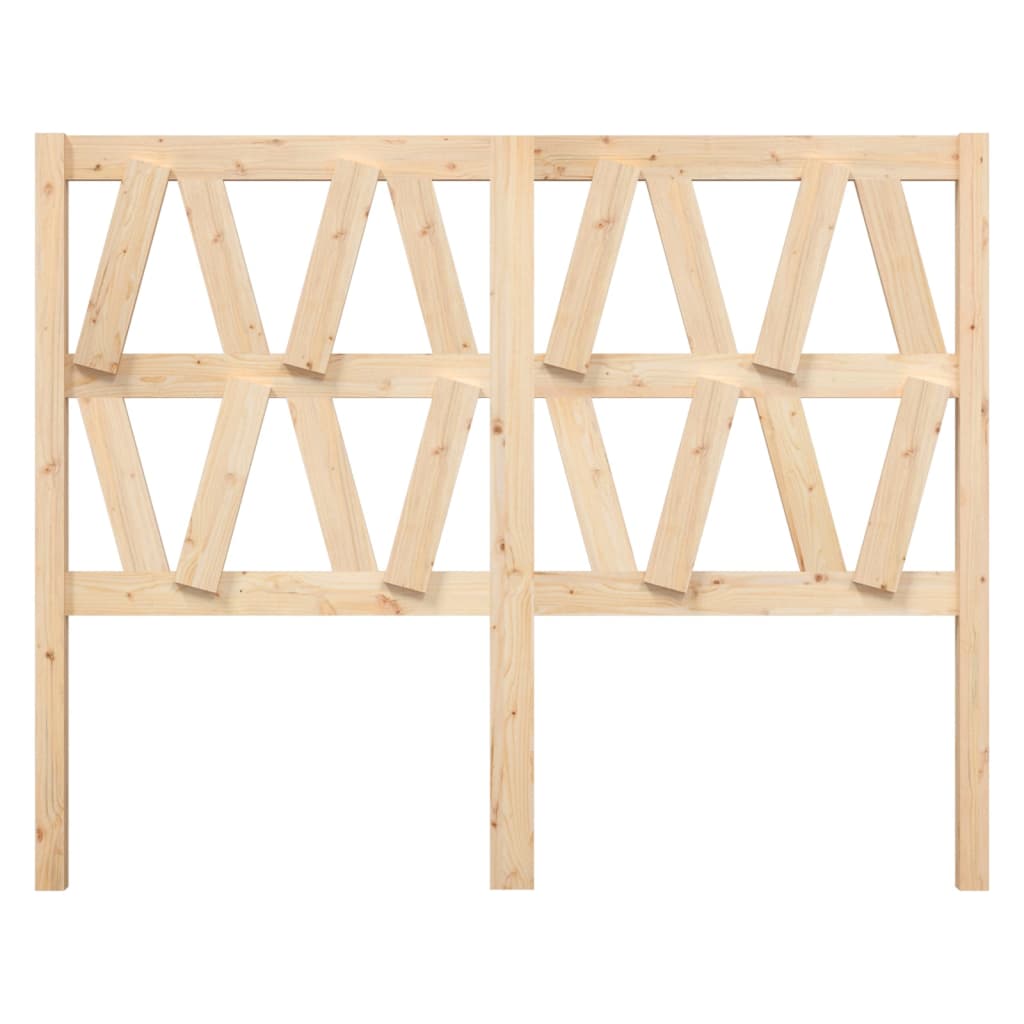 sengegærde 141x4x100 cm massivt fyrretræ