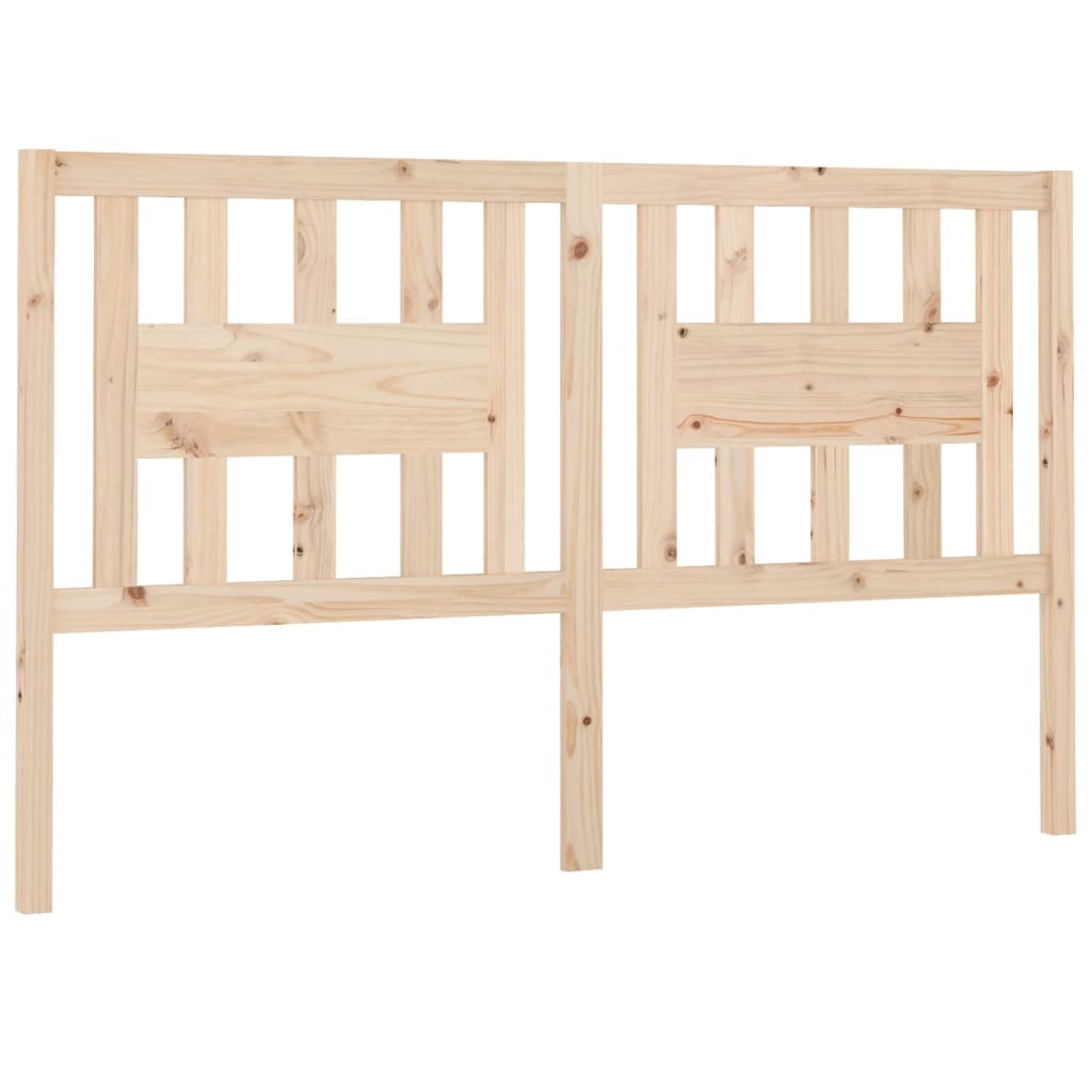 sengegærde 141x4x100 cm massivt fyrretræ