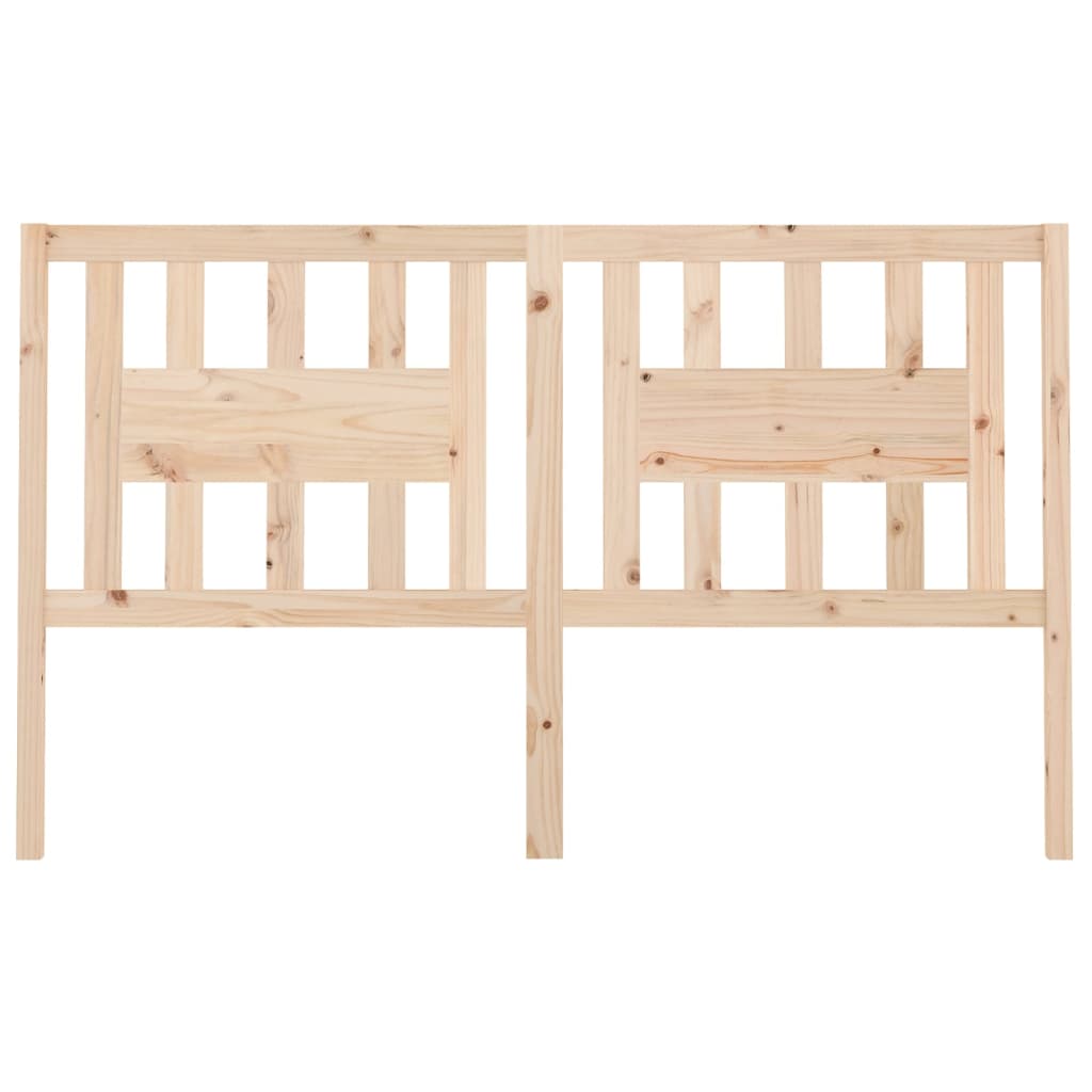 sengegærde 141x4x100 cm massivt fyrretræ
