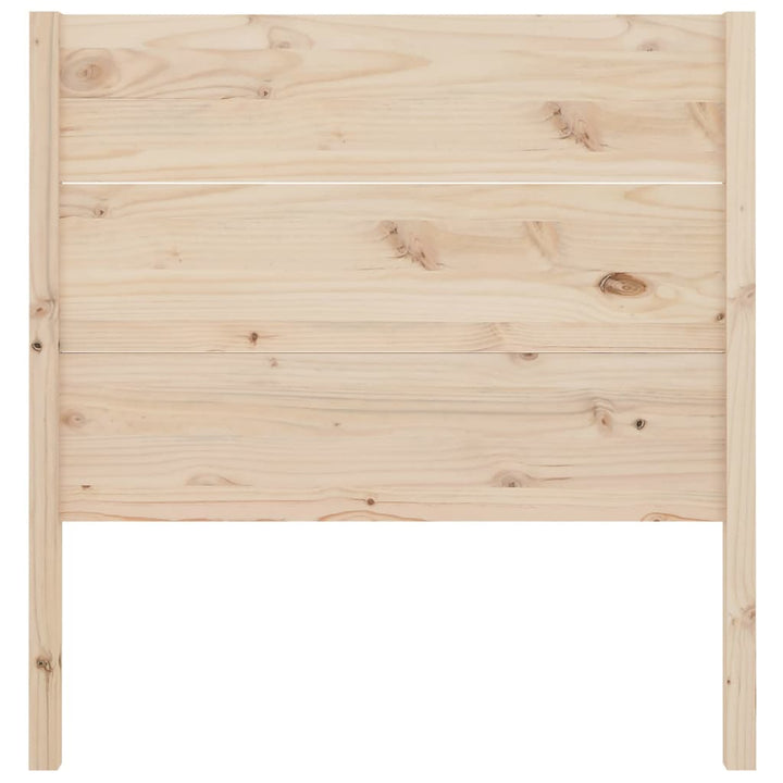 sengegærde 81x4x100 cm massivt fyrretræ