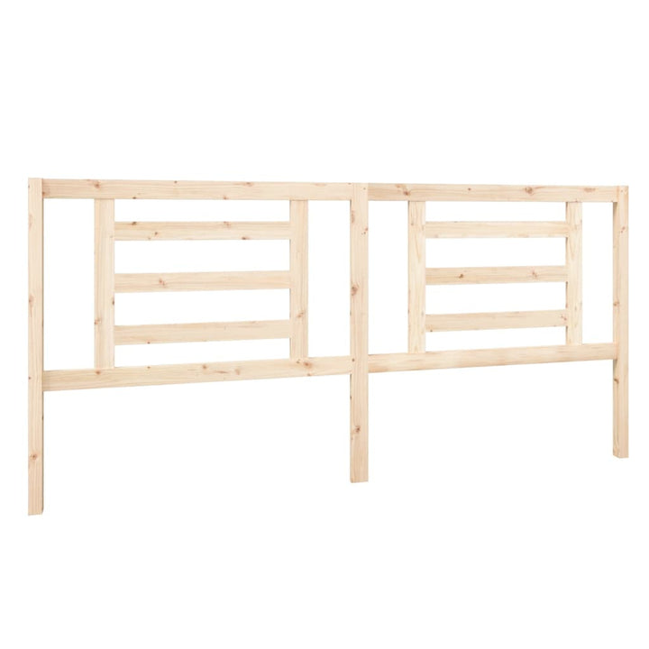 sengegærde 206x4x100 cm massivt fyrretræ