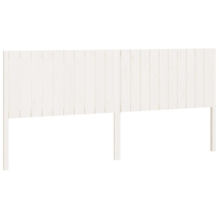 sengegærde 205,5x4x100 cm massivt fyrretræ hvid