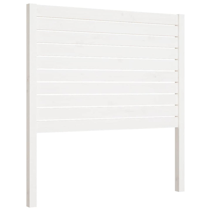 sengegærde 81x4x100 cm massivt fyrretræ hvid