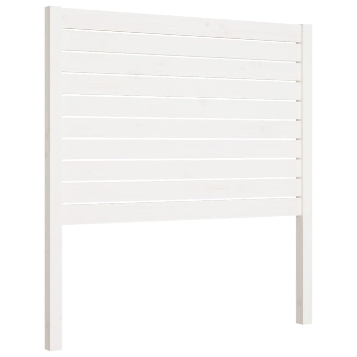 sengegærde 96x4x100 cm massivt fyrretræ hvid