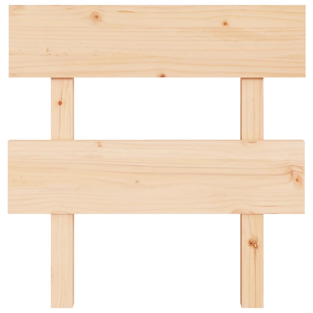sengegærde 78,5x3x81 cm massivt fyrretræ