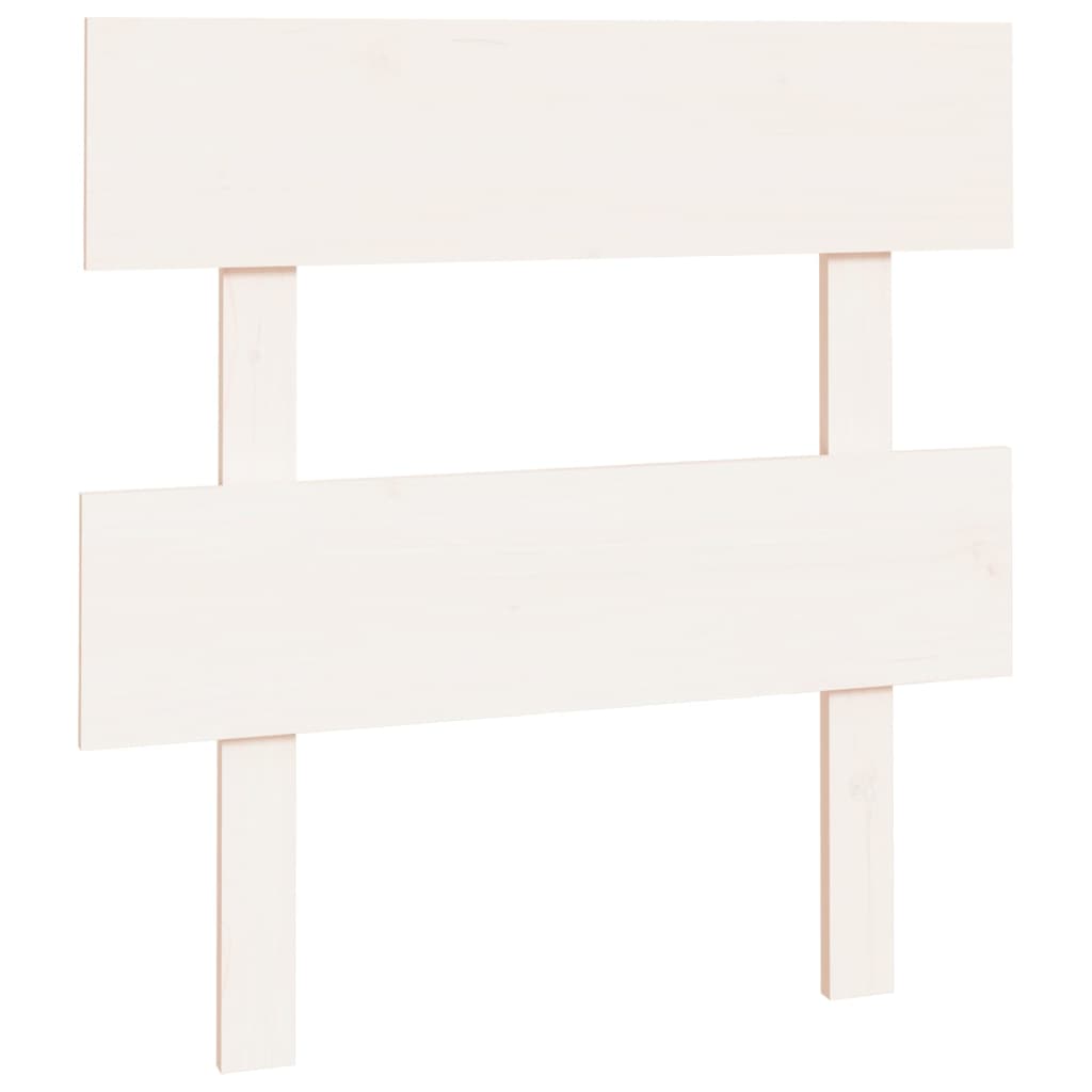 sengegærde 103,5x3x81 cm massivt fyrretræ hvid