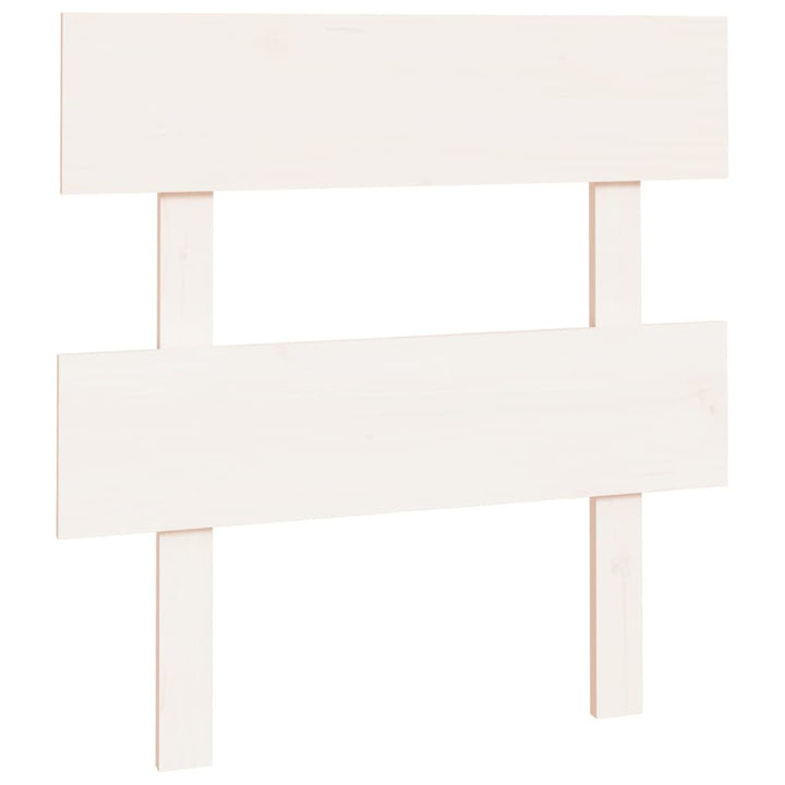sengegærde 103,5x3x81 cm massivt fyrretræ hvid