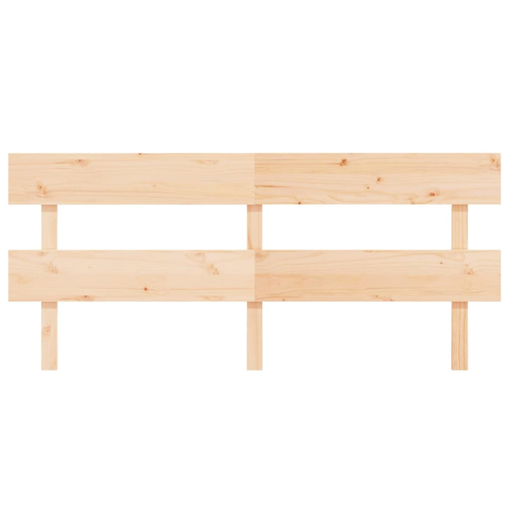 sengegærde 204x3x81 cm massivt fyrretræ