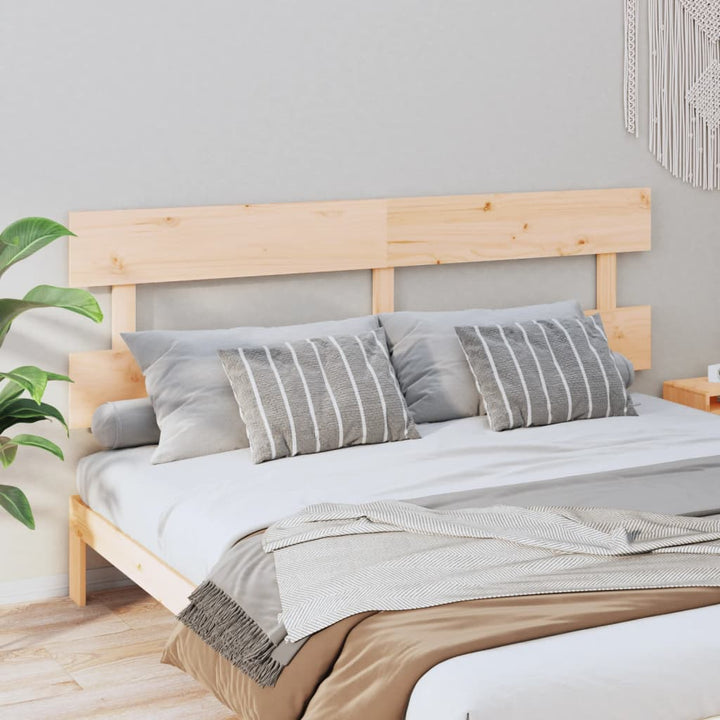sengegærde 204x3x81 cm massivt fyrretræ