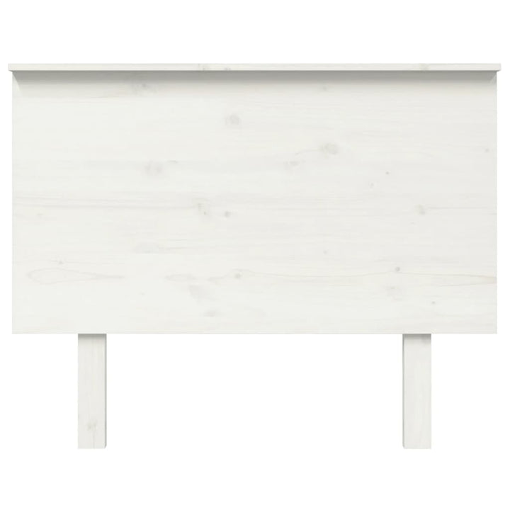 sengegærde 104x6x82,5 cm massivt fyrretræ hvid