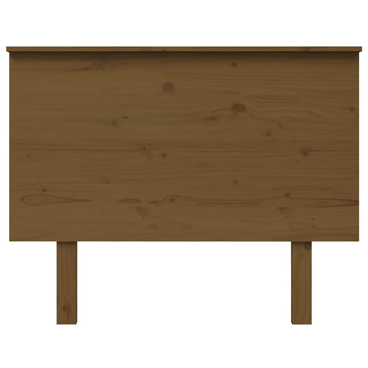 sengegærde 104x6x82,5 cm massivt fyrretræ gyldenbrun