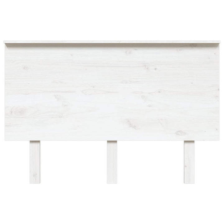 sengegærde 124x6x82,5 cm massivt fyrretræ hvid