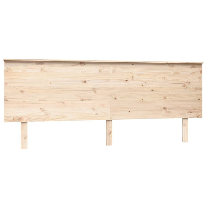 sengegærde 204x6x82,5 cm massivt fyrretræ