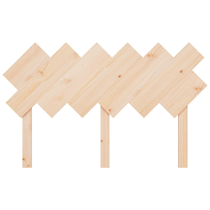 sengegavl 132x3x81 cm massivt fyrretræ