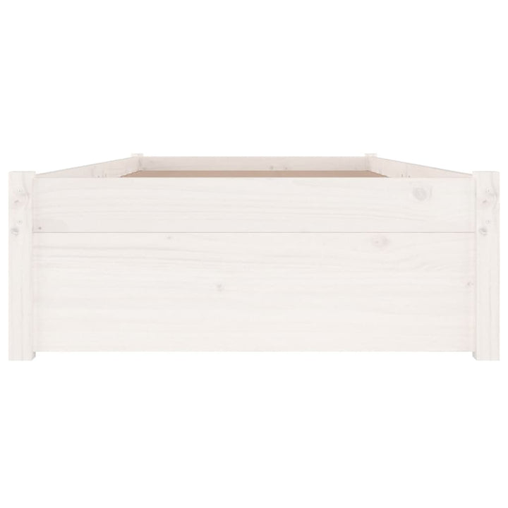 sengeramme med skuffer 75x190 cm Small Single hvid