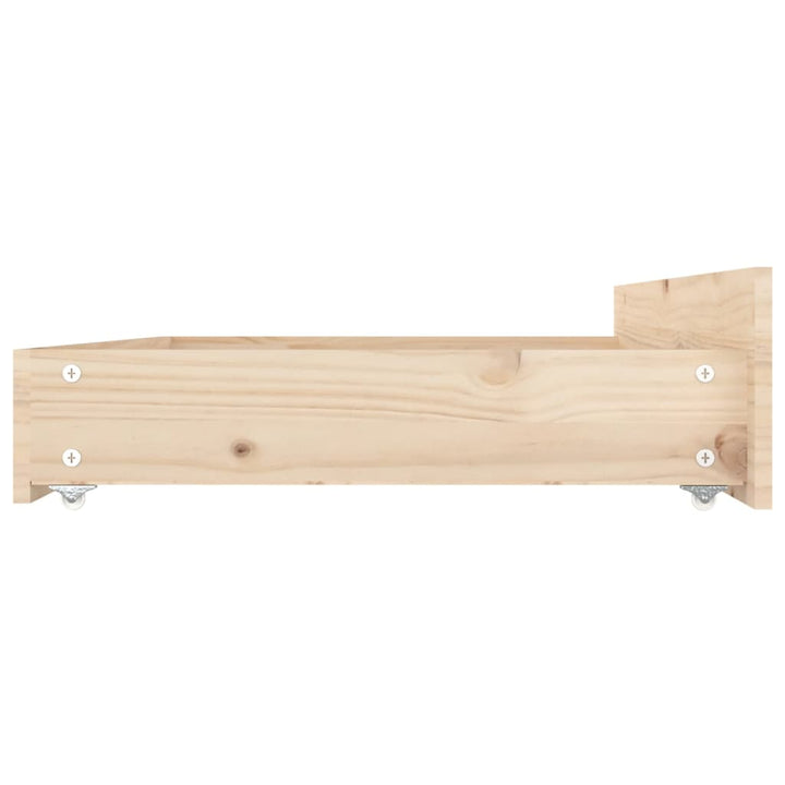 sengeramme med skuffer 140x190 cm