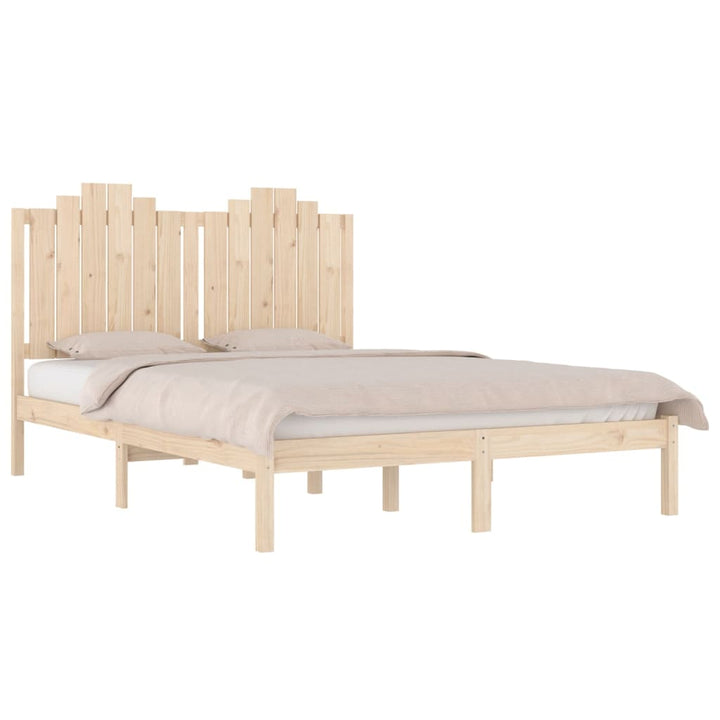 sengeramme 140x190 cm massivt fyrretræ