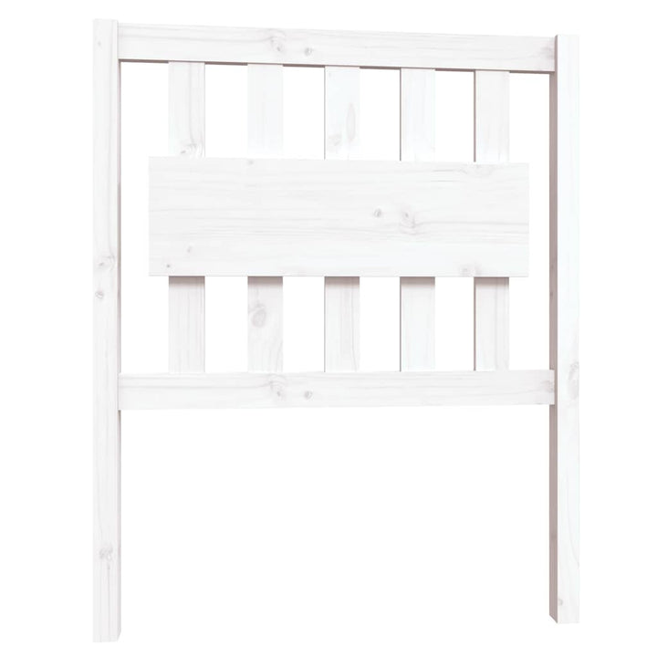 sengeramme 75x190 cm Small Single massivt fyrretræ hvid