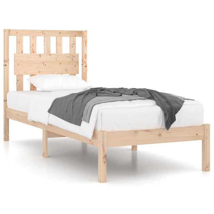 sengeramme 90x190 cm massivt fyrretræ