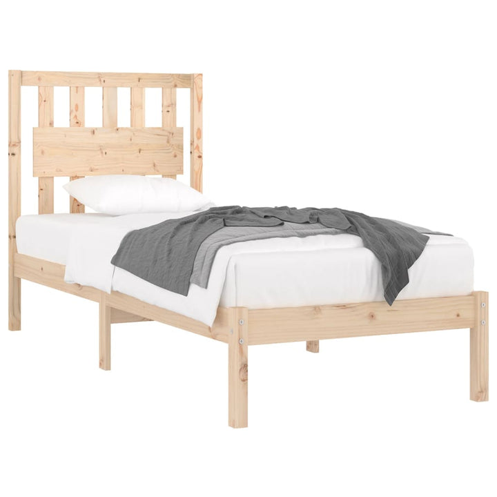 sengeramme 90x190 cm massivt fyrretræ