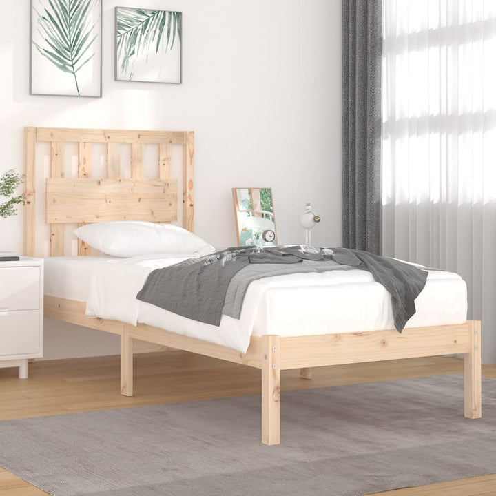 sengeramme 90x190 cm massivt fyrretræ