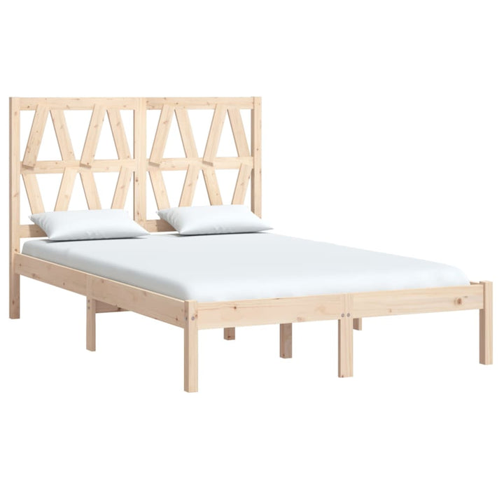sengeramme 140x190 cm massivt fyrretræ
