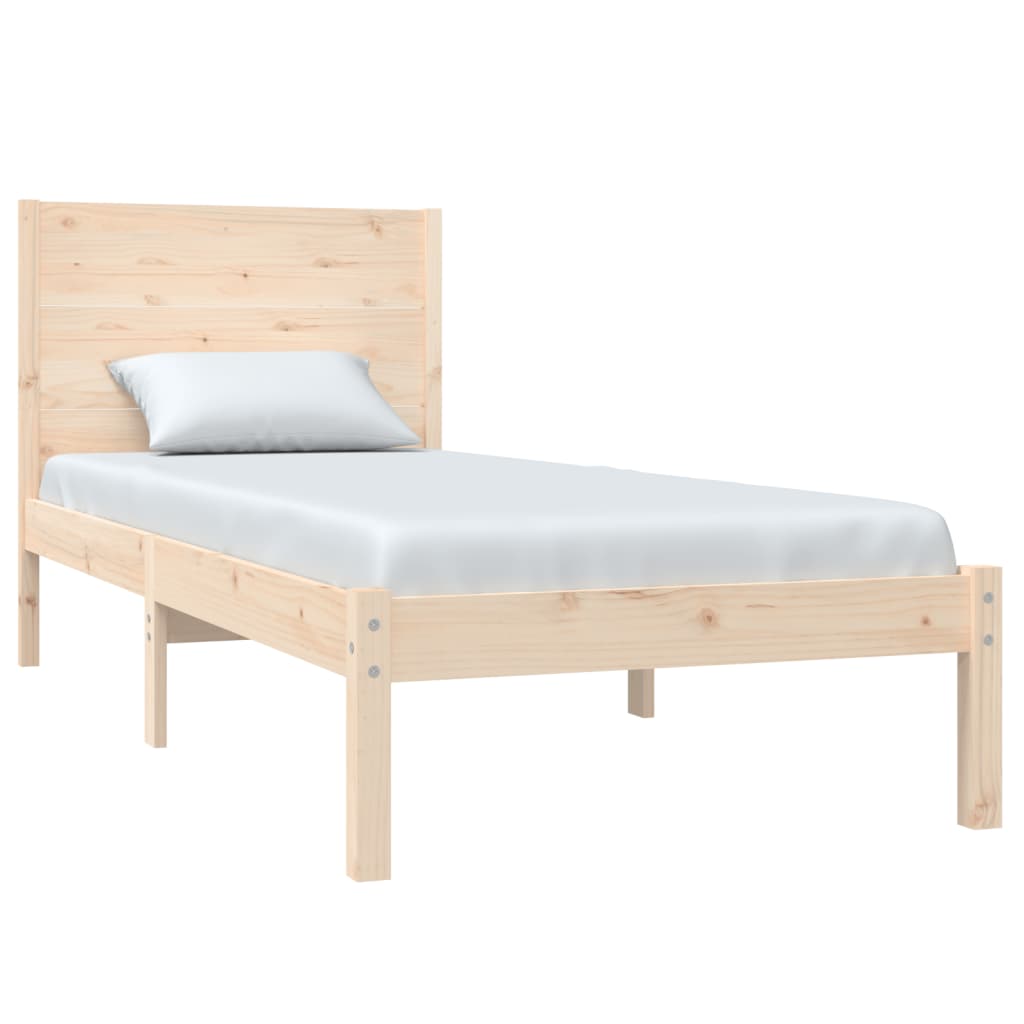 sengeramme 75x190 cm massivt træ