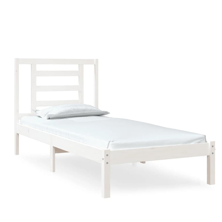 sengeramme 75x190 cm Small Single massivt træ hvid