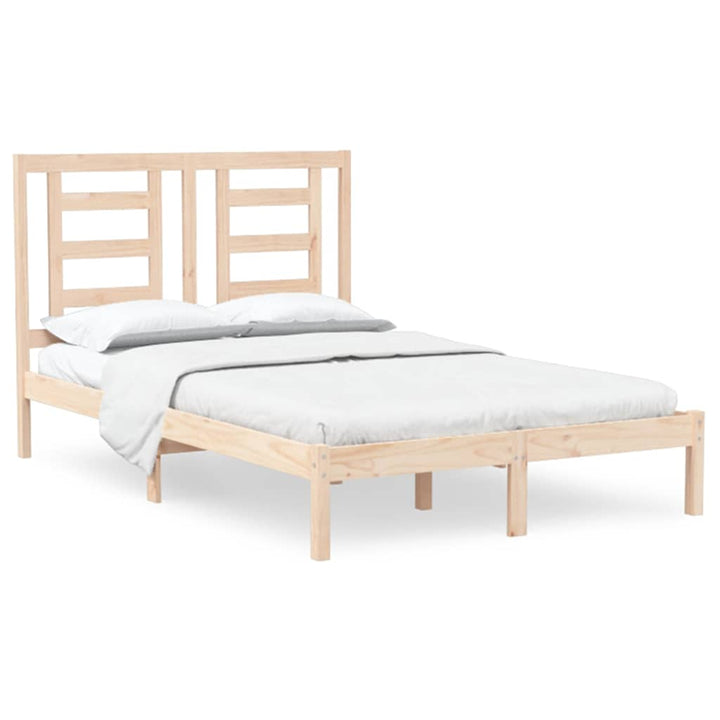 sengeramme uden madras 120x200 cm massivt fyrretræ