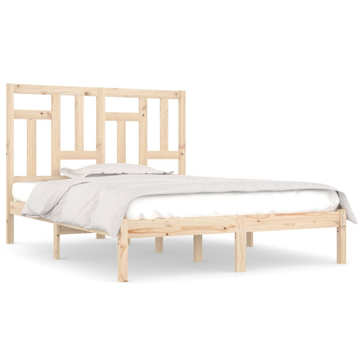 sengeramme 140x190 cm massivt fyrretræ