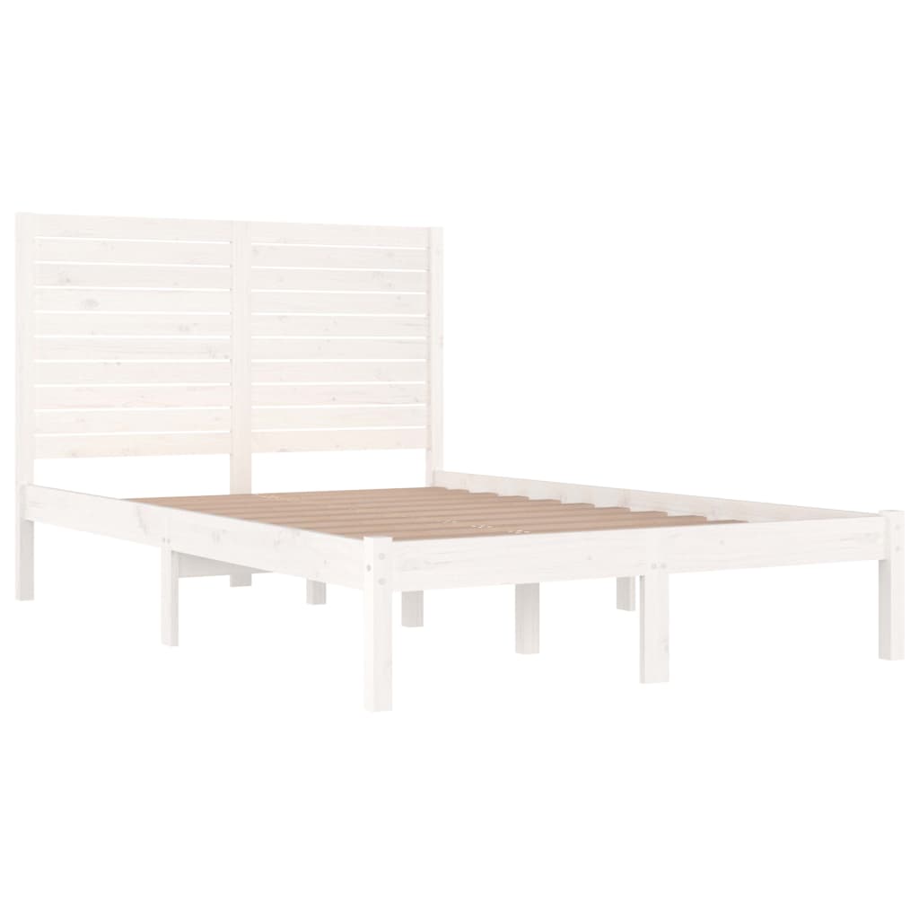 sengeramme 120x190 cm Small Double massivt træ hvid